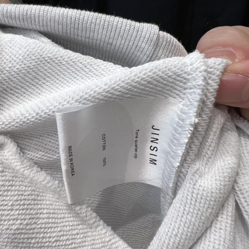 JINSIM韓國代購女裝新款休閑熱賣時尚推薦26春夏衛衣拉鏈JINSIM衛衣