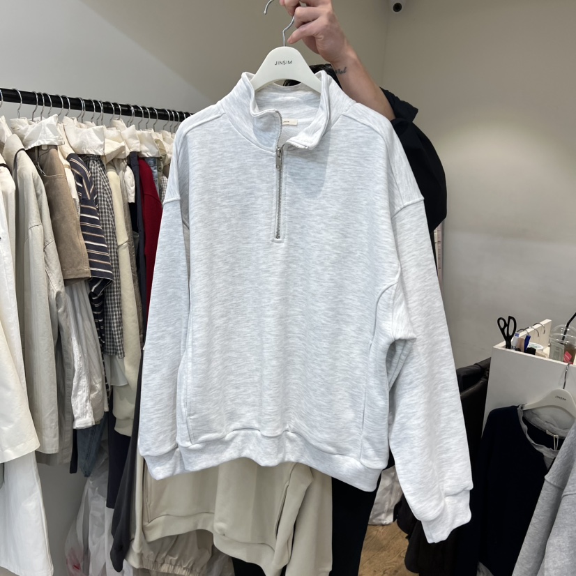 JINSIM韓國代購女裝新款休閑熱賣時尚推薦26春夏衛衣拉鏈JINSIM衛衣圖色2