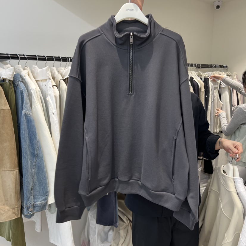 JINSIM韓國代購女裝新款休閑熱賣時尚推薦26春夏衛衣拉鏈JINSIM衛衣圖色4