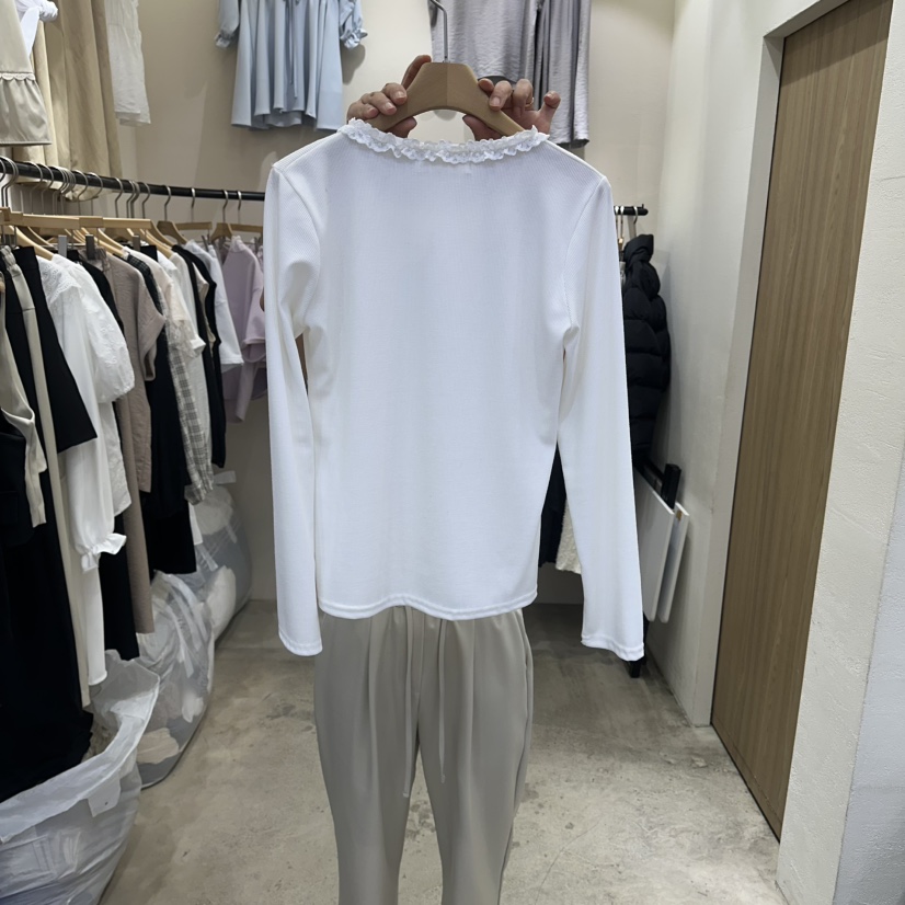 HOLYBANANA東大門實拍女裝新款推薦真品熱賣時尚職業長袖T恤groovy.H/HOLYBANANA長袖T恤