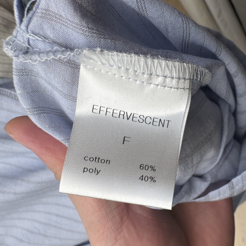 EFFERVESCENT東大門直郵女裝新品熱賣26春夏職業襯衫蕾絲衫evc/effervescent襯衫/蕾絲衫