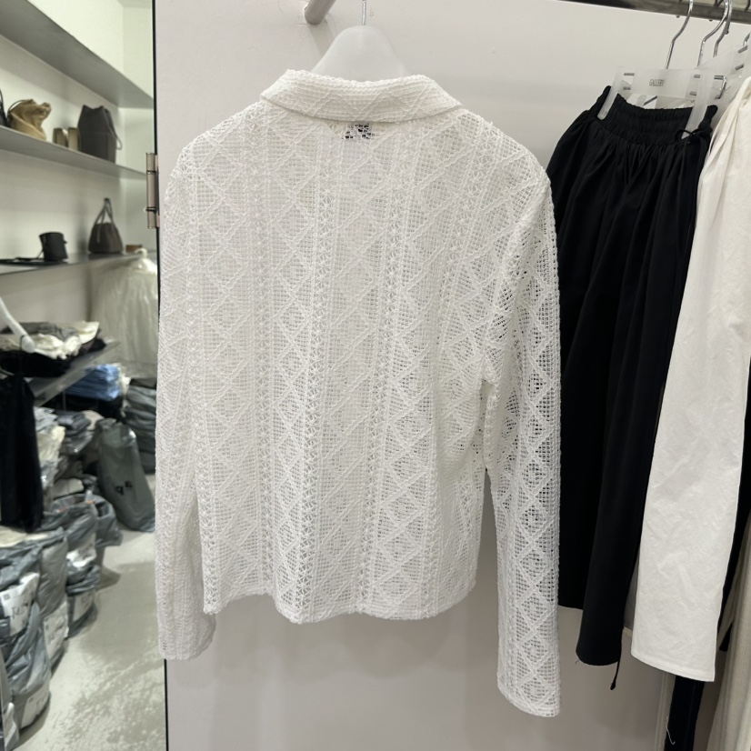 GALLERY-P韓國代購女裝新款休閑時尚26春夏針織衫開衫鏤空GALLERY-P針織衫