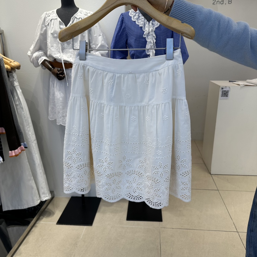 2nd B-S韓國代購女士新品時尚26春夏職業人氣半身裙中短裙2nd B-S半身裙/中短裙圖色2奶油色