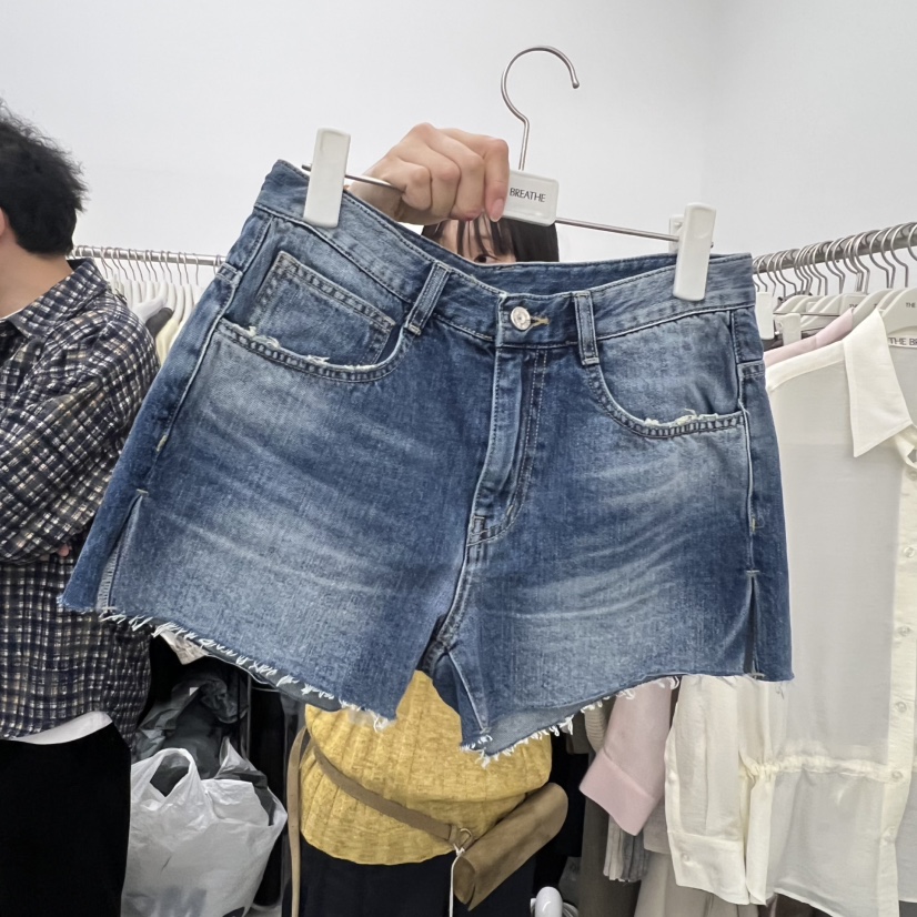 BREATHE韓國代購女裝新品熱賣26春夏時尚休閑真品短褲開衩BREATHE短褲圖色1