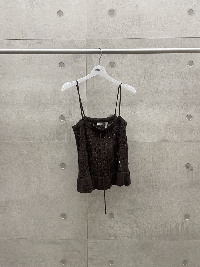 ATMOSPHERE韓國代購女士新款真品人氣推薦職業吊帶背心亞麻ATMOSPHERE/BLING吊帶/背心圖色3