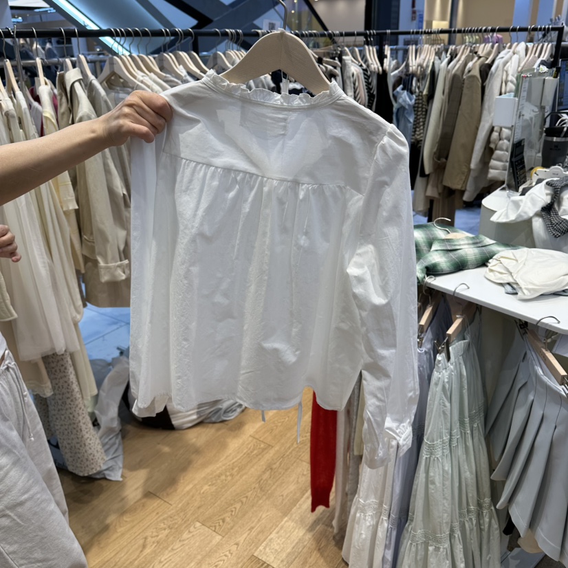 TARA韓國直郵女裝新款時尚真品職業26春夏人氣襯衫蕾絲衫TARA襯衫/蕾絲衫