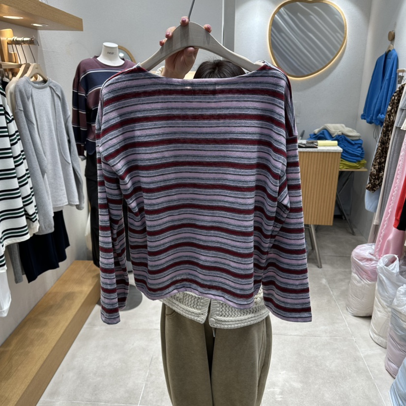 NEAR韓國代購女裝新品真品熱賣休閑時尚人氣26春夏長袖T恤NEAR長袖T恤