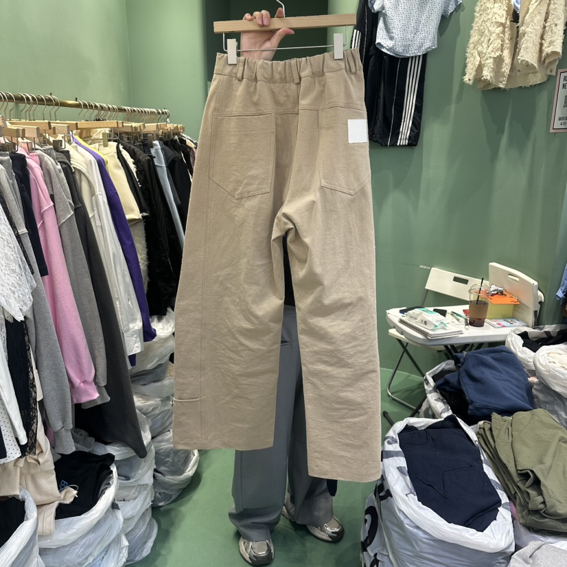 ROMANTIC NEWYORK韓國代購女裝新款職業真品熱賣休閑褲口袋ROMANTIC NEWYORK休閑褲