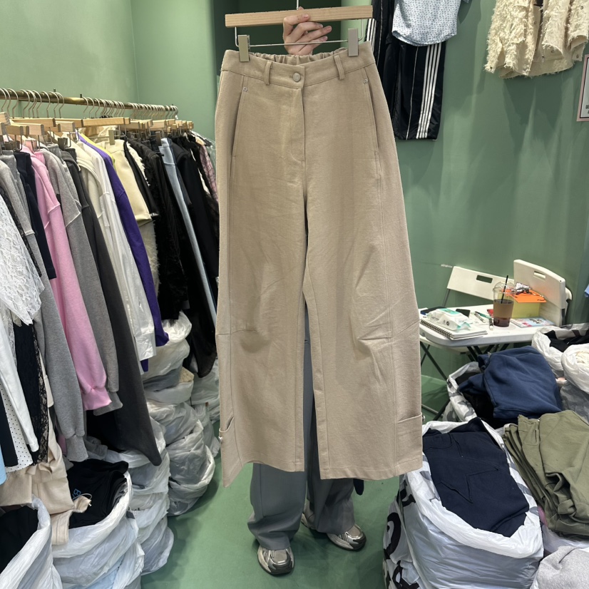 ROMANTIC NEWYORK韓國代購女裝新款職業真品熱賣休閑褲口袋ROMANTIC NEWYORK休閑褲圖色1