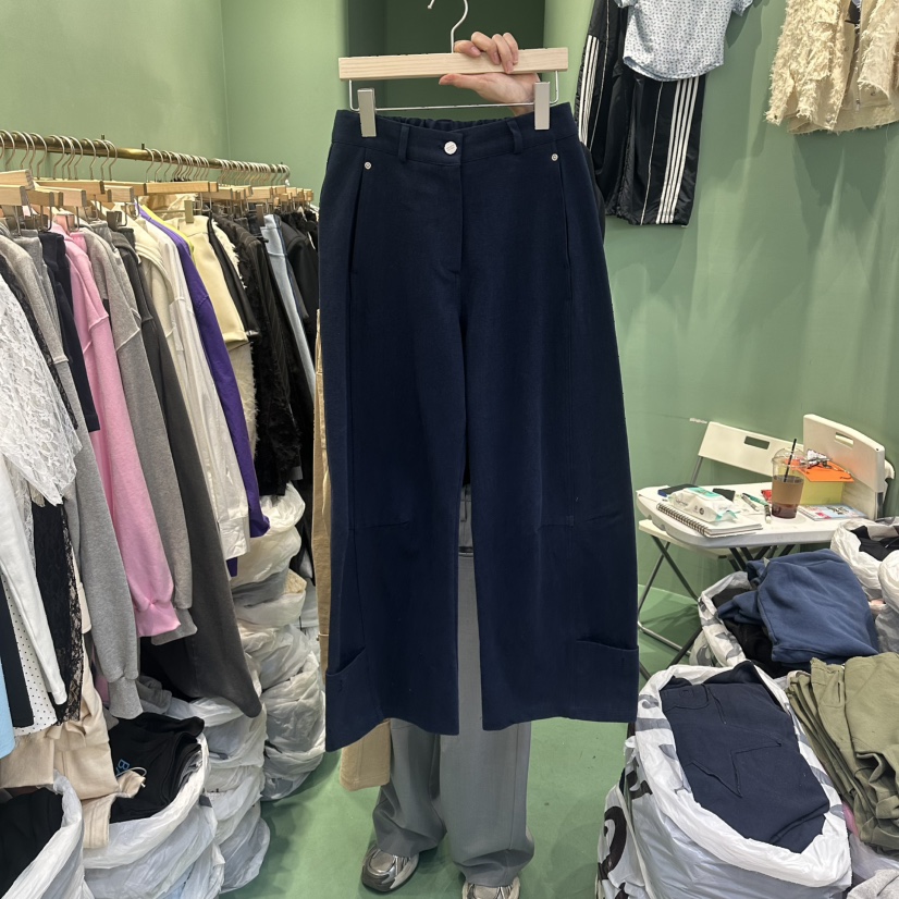 ROMANTIC NEWYORK韓國代購女裝新款職業真品熱賣休閑褲口袋ROMANTIC NEWYORK休閑褲圖色2