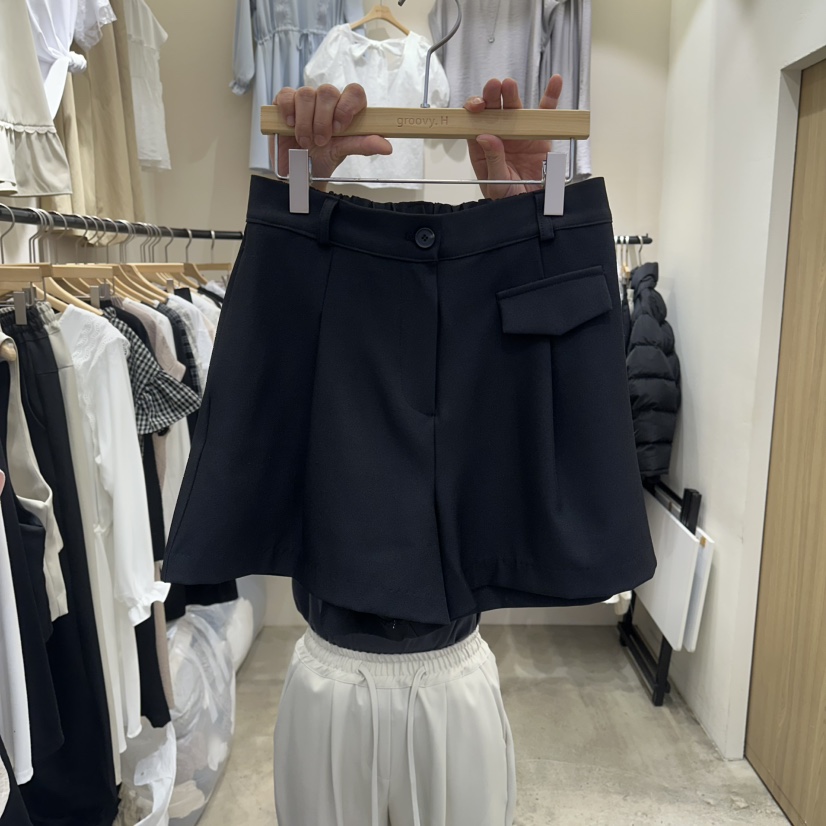 HOLYBANANA韓國代購女裝新款推薦真品人氣時尚26春夏短褲groovy.H/HOLYBANANA短褲圖色2