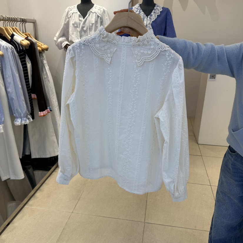 2nd B-S東大門直郵女士新品休閑熱賣時尚26春夏襯衫蕾絲衫2nd B-S襯衫/蕾絲衫