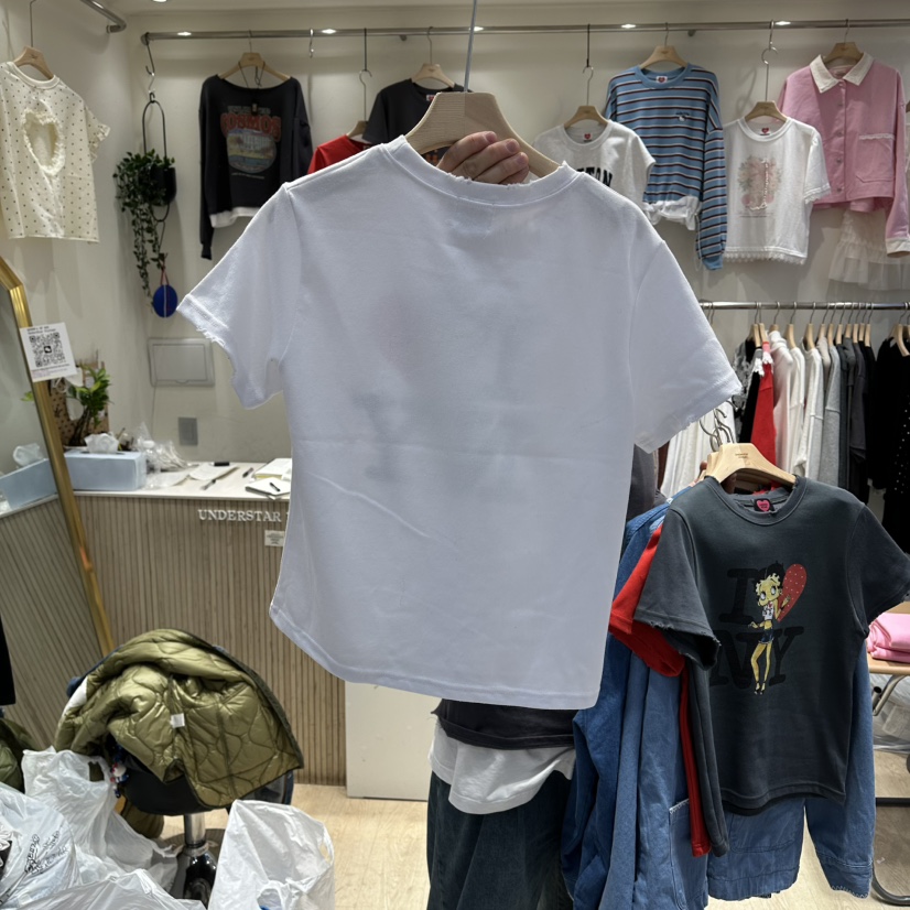 UNDERSTAR_VINTAGE韓國代購女裝新品人氣26春夏時尚真品T恤UNDERSTAR_VINTAGET恤