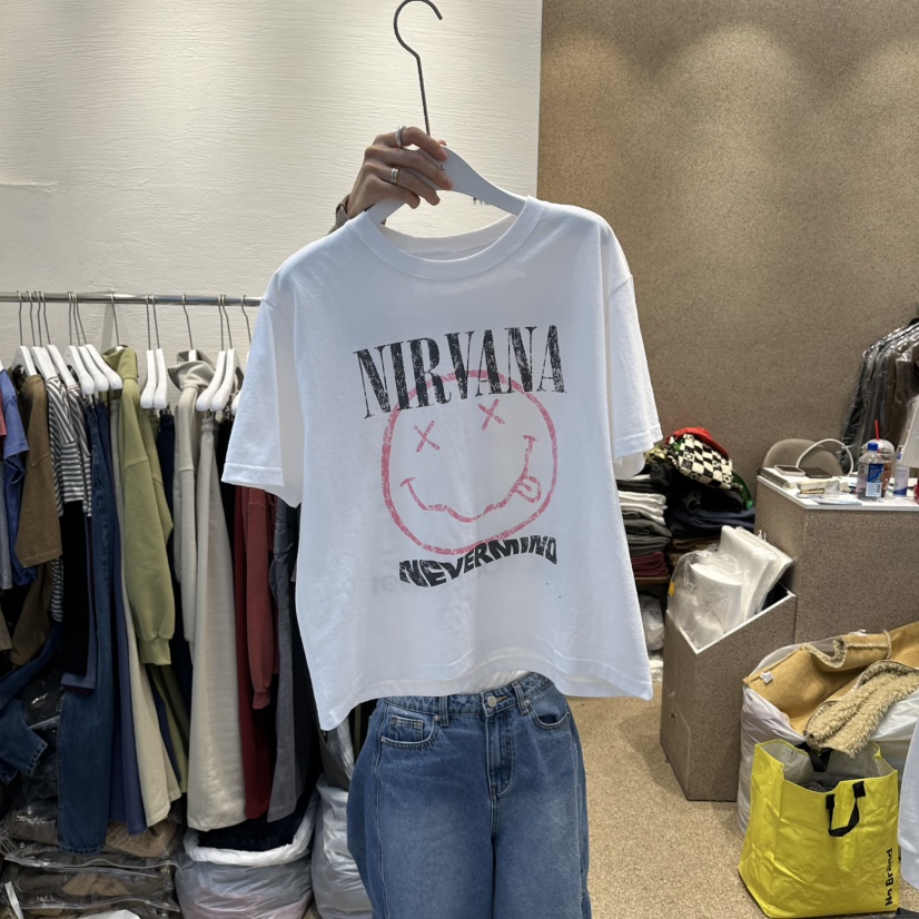 HEIL韓國直郵女裝新款真品推薦人氣26春夏熱賣休閑職業T恤HEILT恤圖色1