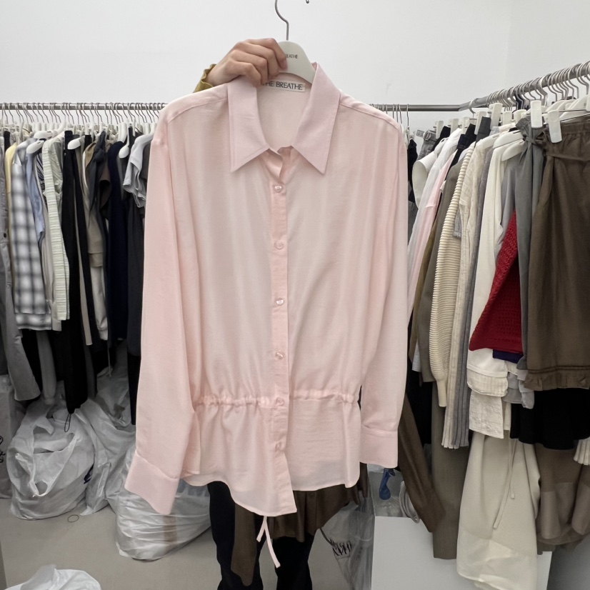 BREATHE東大門實拍女士新品職業人氣休閑推薦時尚襯衫蕾絲衫BREATHE襯衫/蕾絲衫圖色1