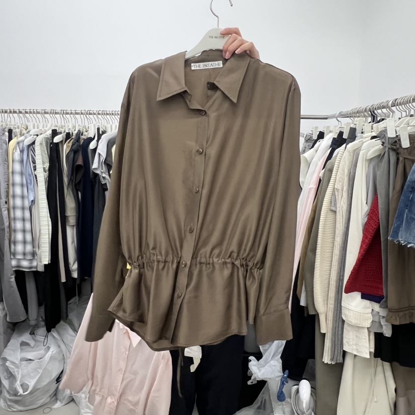 BREATHE東大門實拍女士新品職業人氣休閑推薦時尚襯衫蕾絲衫BREATHE襯衫/蕾絲衫圖色2