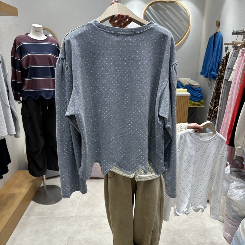 NEAR東大門直郵女士新品人氣熱賣職業休閑真品時尚長袖T恤NEAR長袖T恤