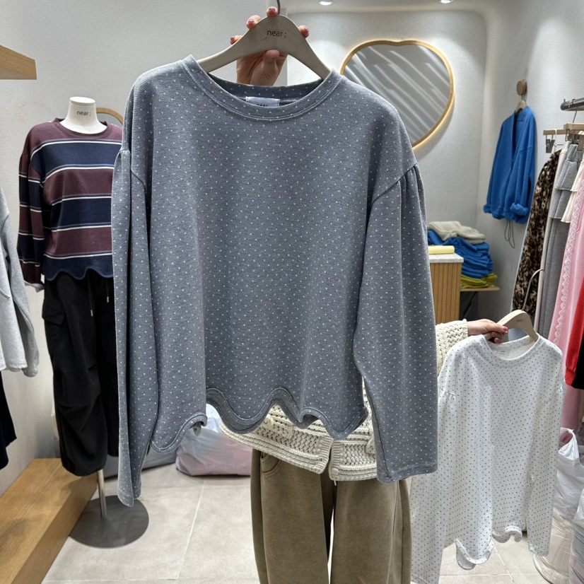 NEAR東大門直郵女士新品人氣熱賣職業休閑真品時尚長袖T恤NEAR長袖T恤圖色3