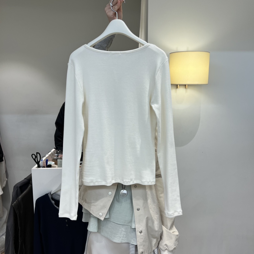 JINSIM韓國代購女裝新款休閑職業時尚26春夏真品人氣長袖T恤JINSIM長袖T恤