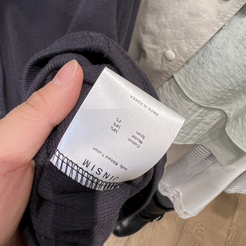 JINSIM韓國代購女裝新款休閑職業時尚26春夏真品人氣長袖T恤JINSIM長袖T恤