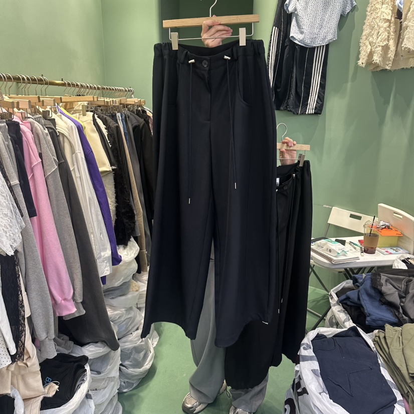 ROMANTIC NEWYORK東大門實拍女裝新款26春夏休閑熱賣休閑褲ROMANTIC NEWYORK休閑褲圖色3深藍色