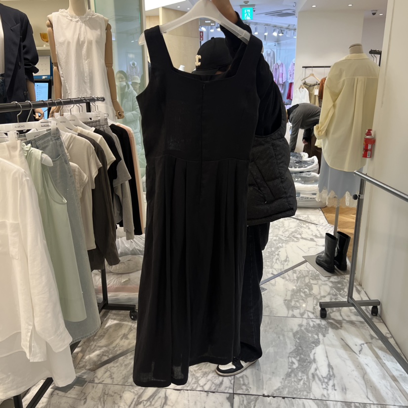 ALMOND東大門實拍女裝新款休閑真品推薦熱賣人氣26春夏連衣裙ALMOND連衣裙