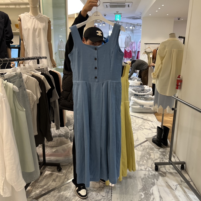 ALMOND東大門實拍女裝新款休閑真品推薦熱賣人氣26春夏連衣裙ALMOND連衣裙圖色1