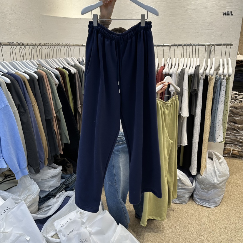 HEIL東大門直郵女裝新款人氣時尚熱賣真品26春夏職業休閑褲HEIL休閑褲圖色4深藍色
