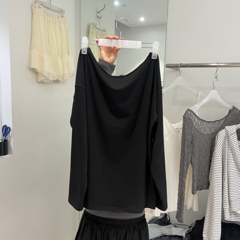 AUBE東大門代購女裝新款熱賣時尚真品推薦職業休閑長袖T恤AUBE長袖T恤