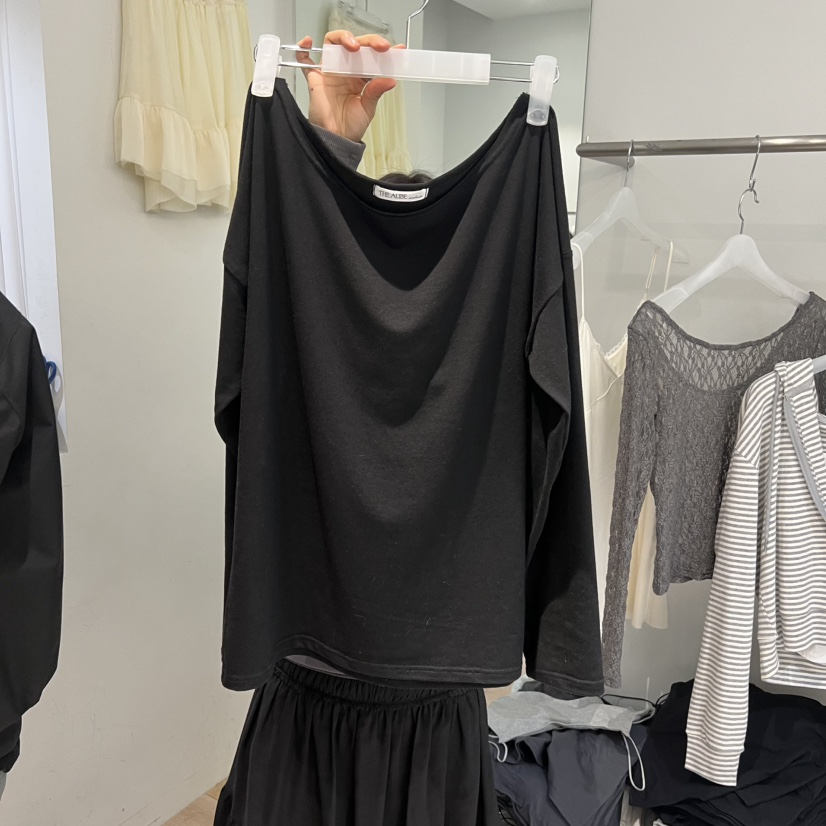 AUBE東大門代購女裝新款熱賣時尚真品推薦職業休閑長袖T恤AUBE長袖T恤圖色1