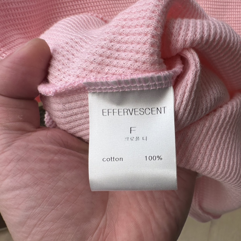EFFERVESCENT東大門實拍女裝新款休閑26春夏時尚真品人氣T恤evc/effervescentT恤