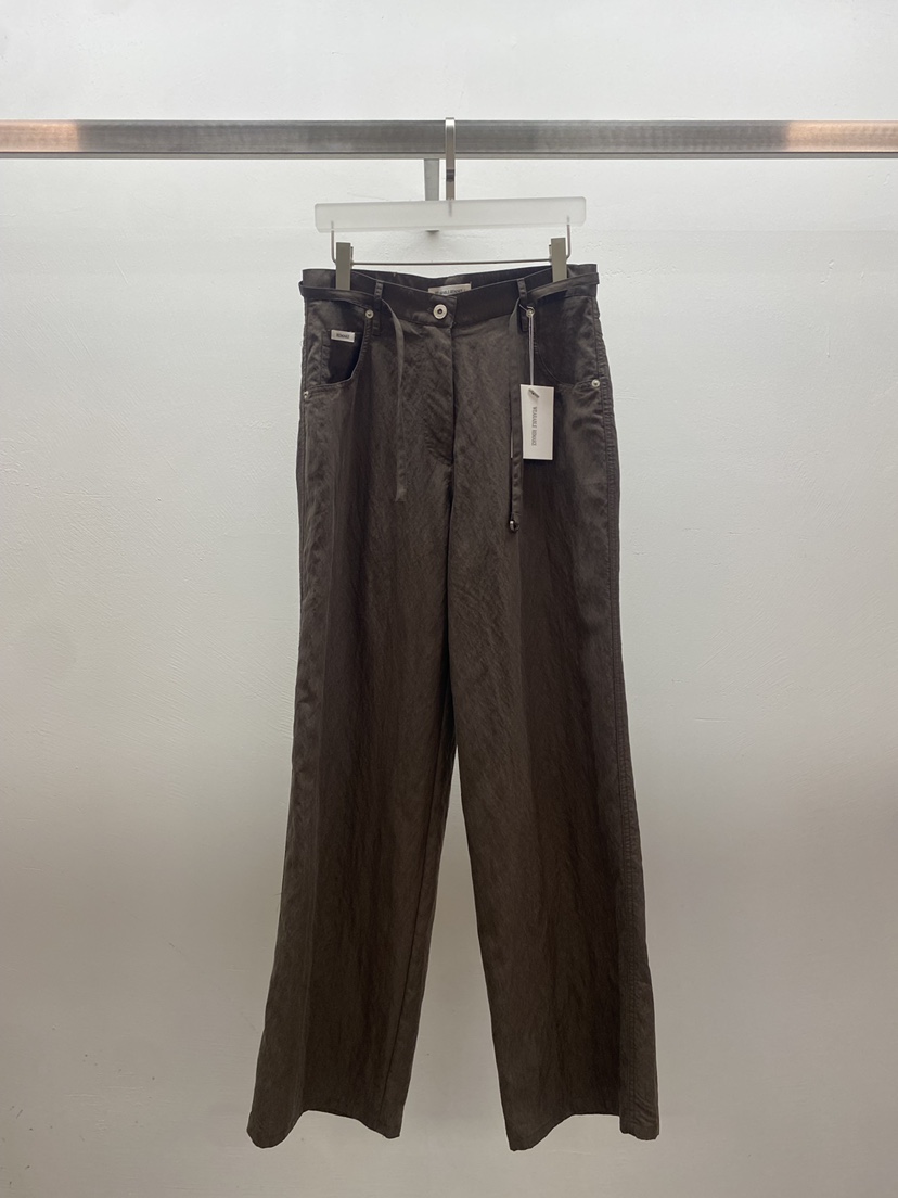 WEARABLE-L東大門代購女裝新品人氣熱賣26春夏休閑褲含腰繩WEARABLE休閑褲圖色2