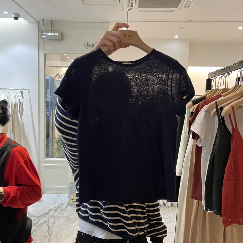 LA MAGIE FEMME韓國直郵女士新品時尚真品推薦熱賣休閑T恤Lamagie FemmeT恤圖色5