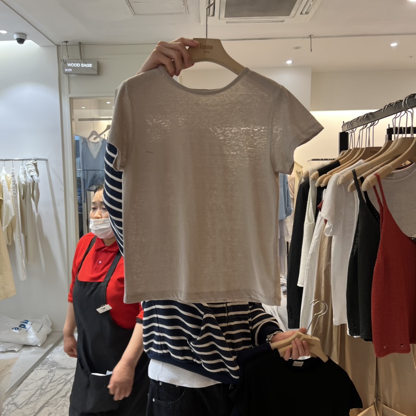 LA MAGIE FEMME韓國直郵女士新品時尚真品推薦熱賣休閑T恤Lamagie FemmeT恤圖色6