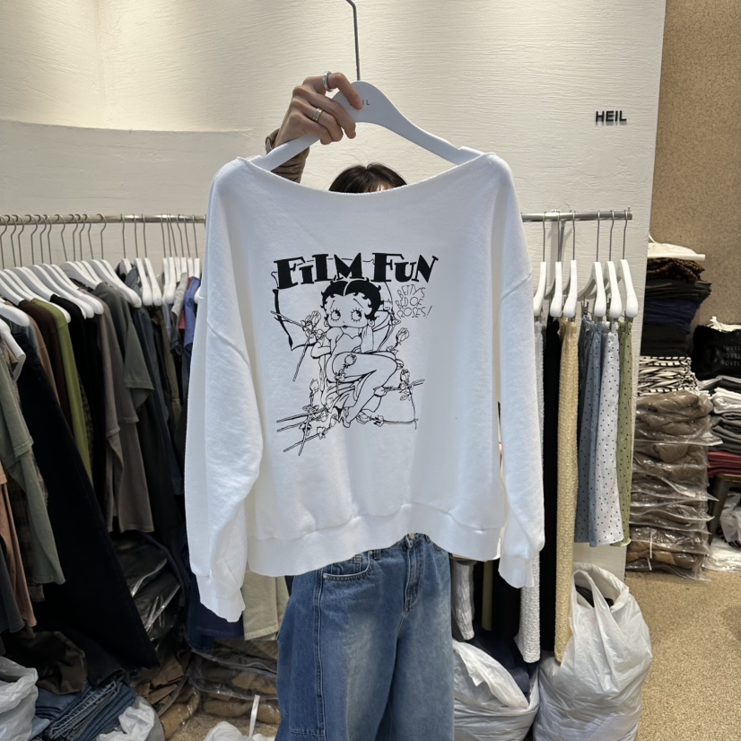 HEIL東大門代購女裝新款職業人氣真品推薦時尚休閑26春夏衛衣HEIL衛衣圖色1