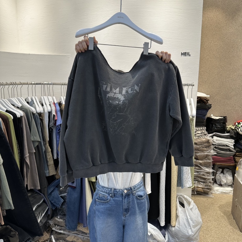 HEIL東大門代購女裝新款職業人氣真品推薦時尚休閑26春夏衛衣HEIL衛衣圖色2