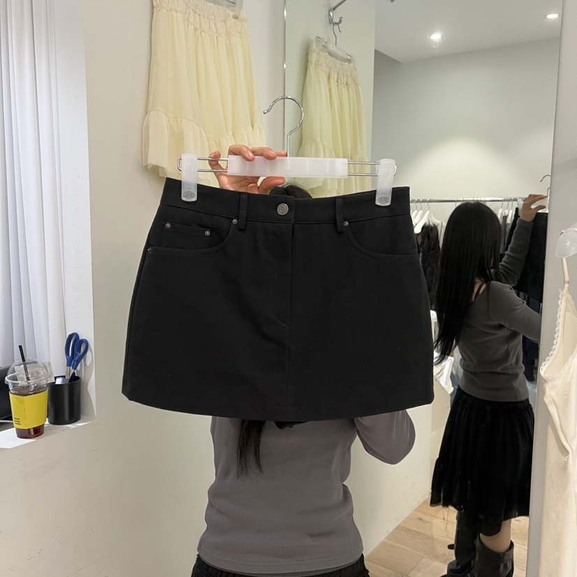 AUBE東大門代購女裝新品真品休閑職業推薦26春夏裙褲腰帶AUBE裙褲圖色3