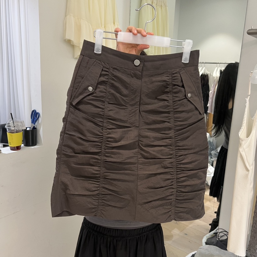 AUBE韓國直郵女裝新款人氣推薦真品26春夏休閑半身裙中短裙AUBE半身裙/中短裙圖色1