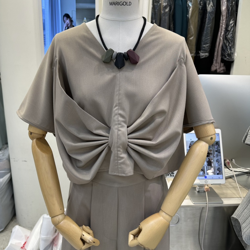 MARIGOLD韓國代購女士新品人氣推薦休閑真品熱賣襯衫蕾絲衫MARIGOLD襯衫/蕾絲衫圖色1