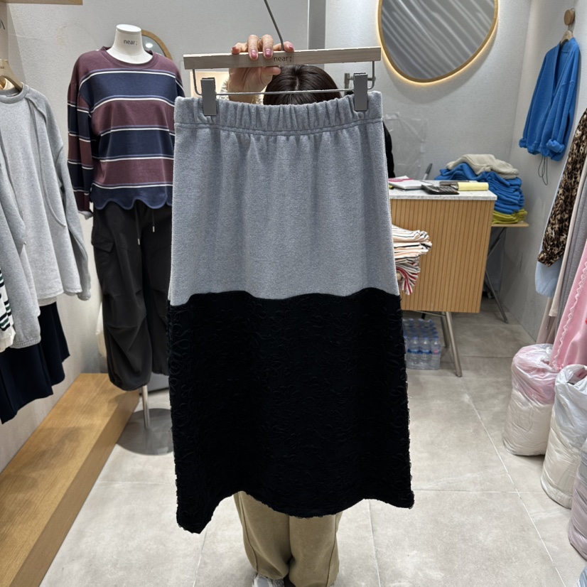 NEAR東大門實拍女士新款時尚26春夏人氣熱賣休閑真品長裙NEAR長裙圖色2