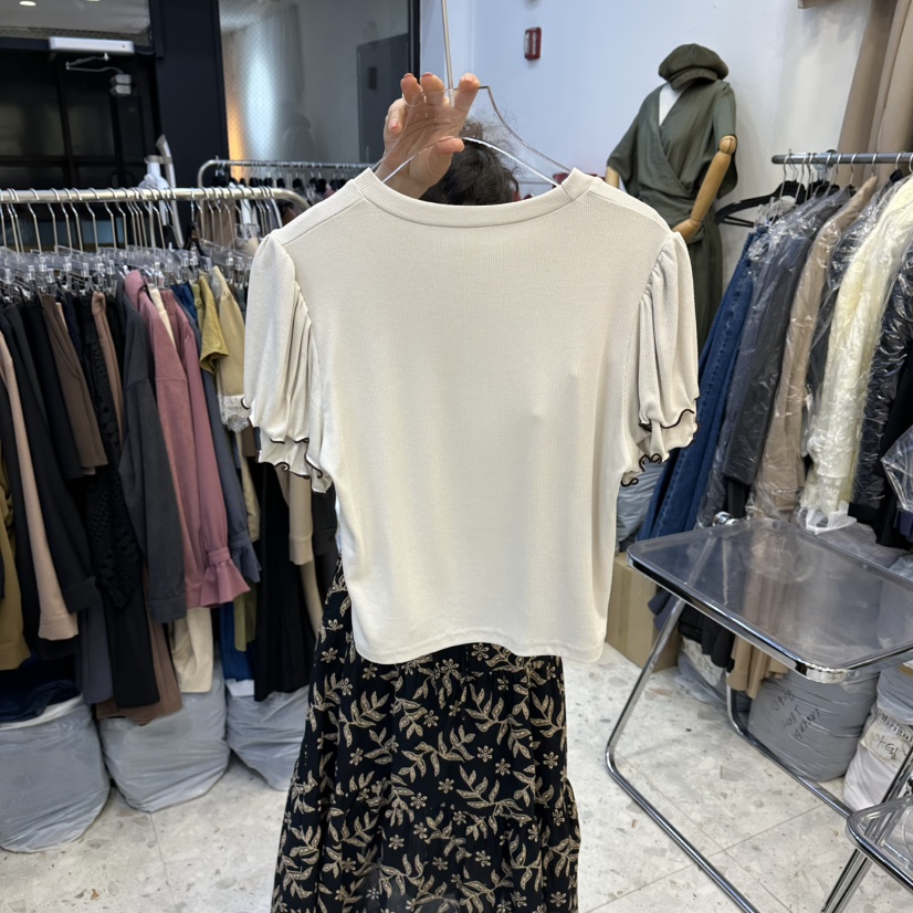 MARIGOLD東大門直郵女裝新品人氣休閑熱賣推薦真品T恤喇叭形MARIGOLDT恤