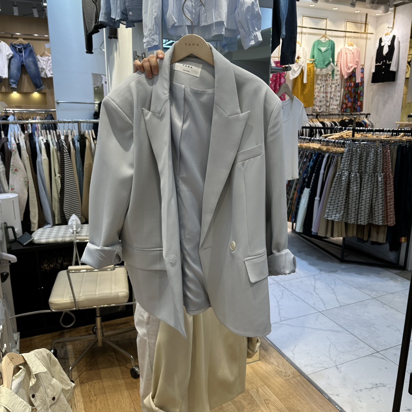 TARA韓國直郵女裝新款時尚推薦26春夏休閑職業熱賣夾克寬松TARA夾克圖色2