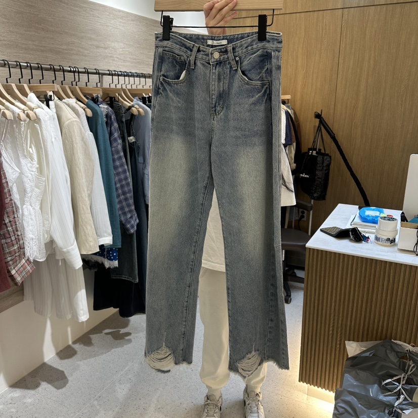 BISHOP/APOINT/3MARCH東大門直郵女裝新品26春夏牛仔褲BISHOP/APOINT/3MARCH牛仔褲圖色1