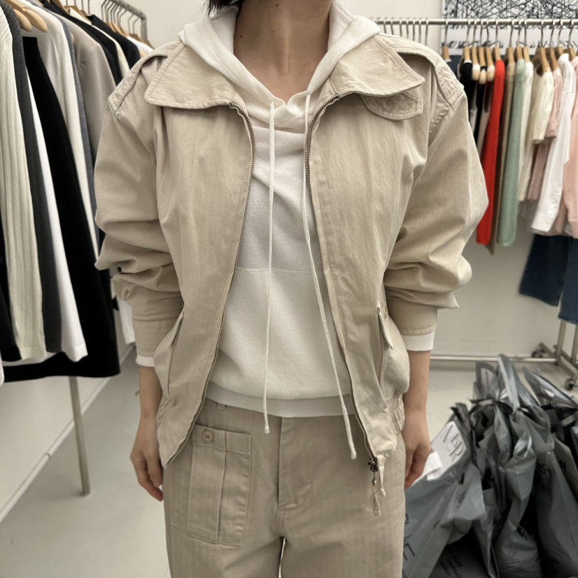 MER韓國直郵女裝新款休閑時尚26春夏人氣熱賣真品職業夾克MER/ANGELO BIANCO夾克圖色2