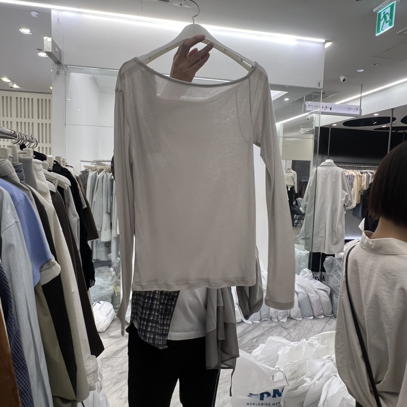 BREATHE韓國代購女裝新款真品休閑時尚26春夏熱賣長袖T恤BREATHE長袖T恤