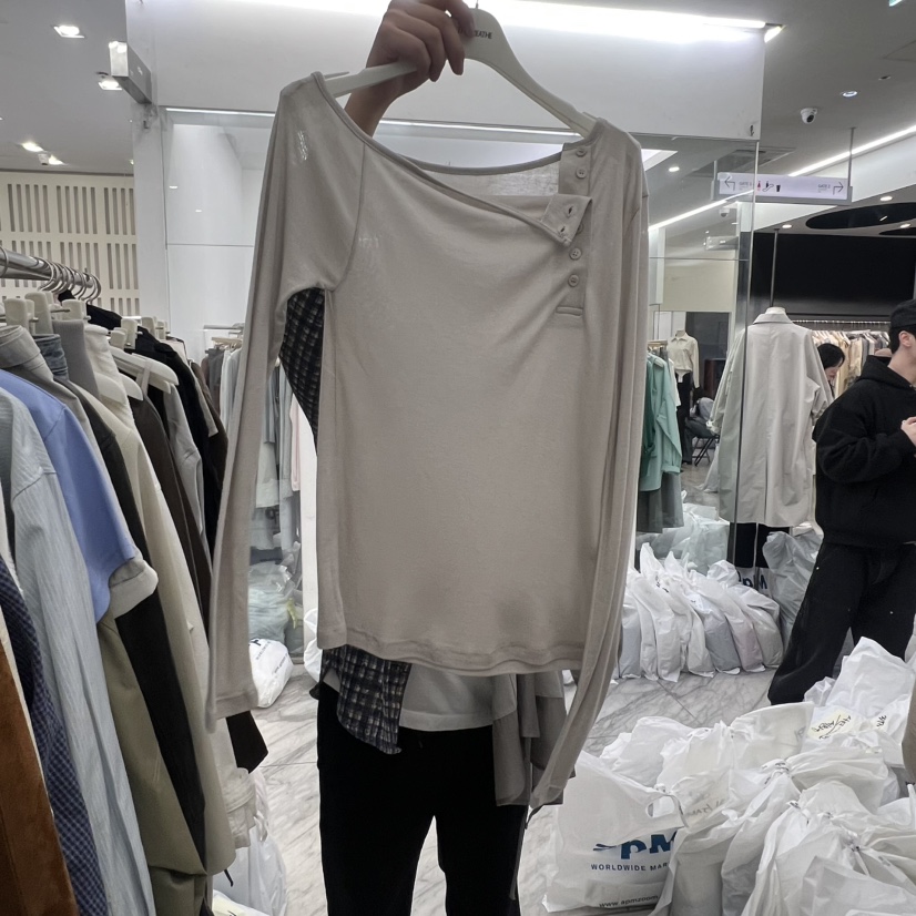 BREATHE韓國代購女裝新款真品休閑時尚26春夏熱賣長袖T恤BREATHE長袖T恤圖色1