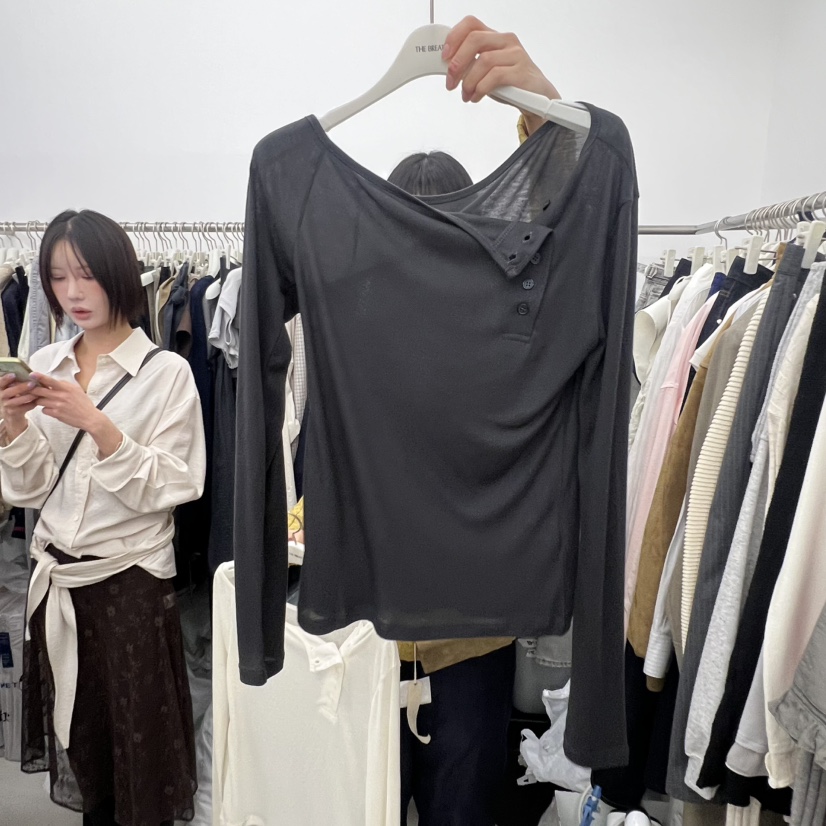 BREATHE韓國代購女裝新款真品休閑時尚26春夏熱賣長袖T恤BREATHE長袖T恤圖色3