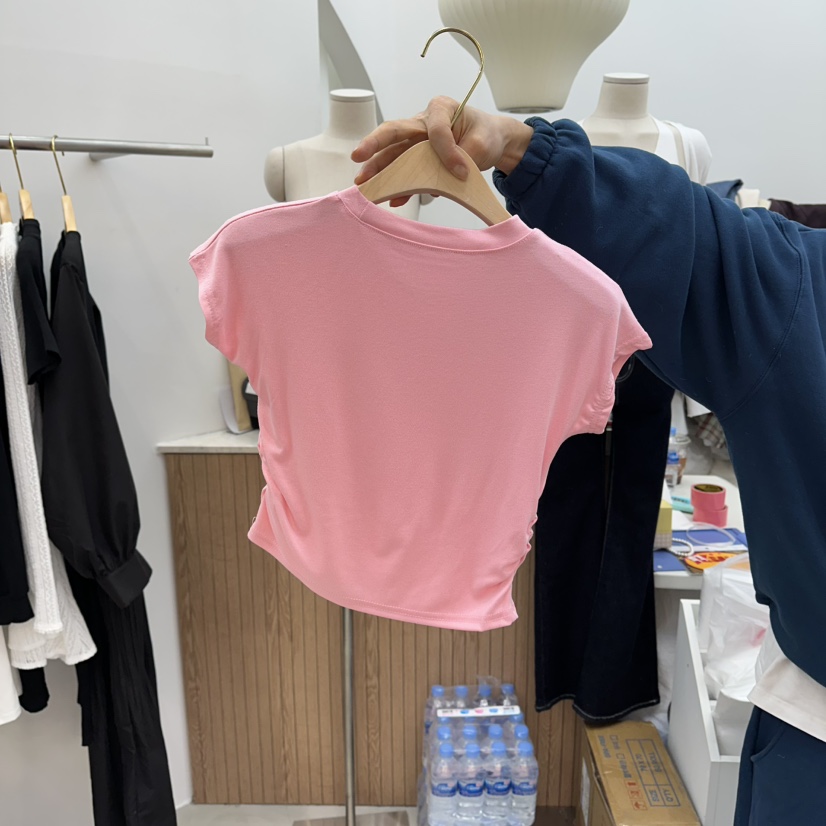 DELIGHT-Q東大門實拍女裝新品真品職業時尚熱賣26春夏T恤DELIGHT-QT恤