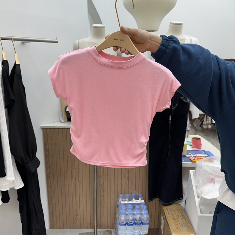 DELIGHT-Q東大門實拍女裝新品真品職業時尚熱賣26春夏T恤DELIGHT-QT恤圖色2