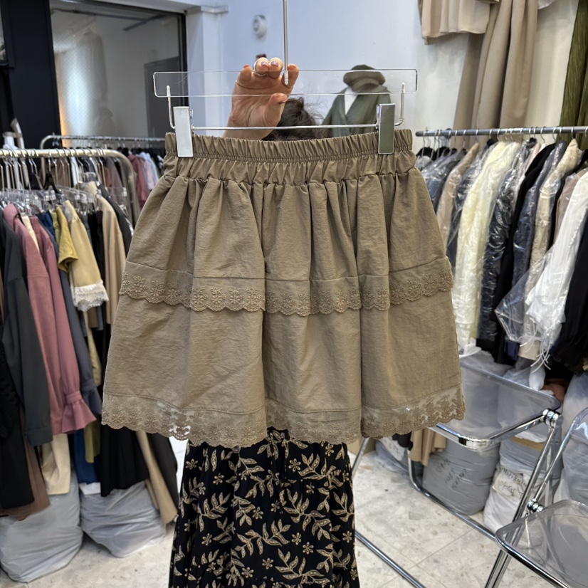 MARIGOLD韓國直郵女士新品26春夏熱賣推薦時尚休閑裙褲蕾絲MARIGOLD裙褲圖色2